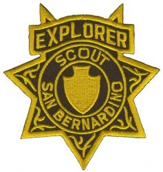 San Bernardino County SHERIFF "EXPLORER" SCOUT Soft Patch